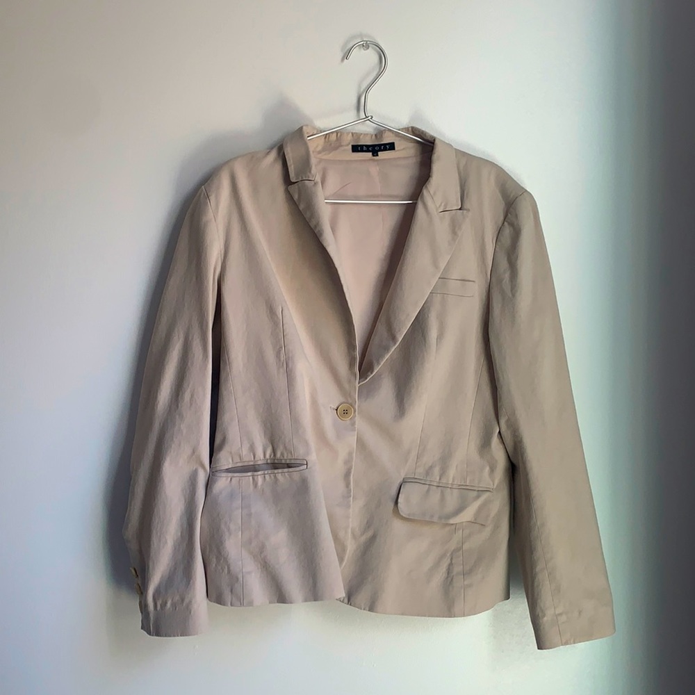 Vintage Theory beige blazer sz 12
